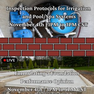 Wells and Septics | Formulating a Foundation Performance Opinion Live Class Bundle